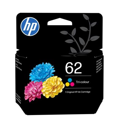 26. HP 62 oryginalny wkład atramentowy trójkolorowy