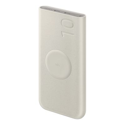 2. Powerbank Samsung EB-U2510XUEGEU indukcyjny 10000 mAh 2x USB-C 25W SFC - beżowy