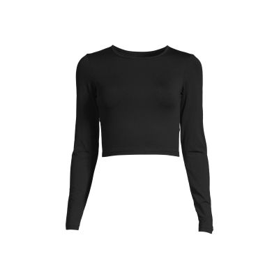 Koszulka CASALL Crop Long Sleeve czarny