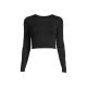 Koszulka CASALL Crop Long Sleeve czarny