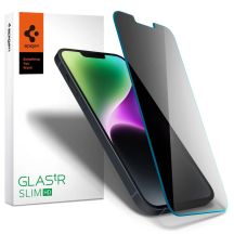 Szkło hartowane Spigen Glas.tR Slim Privacy na iPhone 13 / 13 Pro / 14 / 16e / 17e