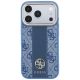3. Etui Guess 4G with Stripe Round and Classic Logos MagSafe na iPhone 17 Pro Max / 18 Pro Max - niebieskie