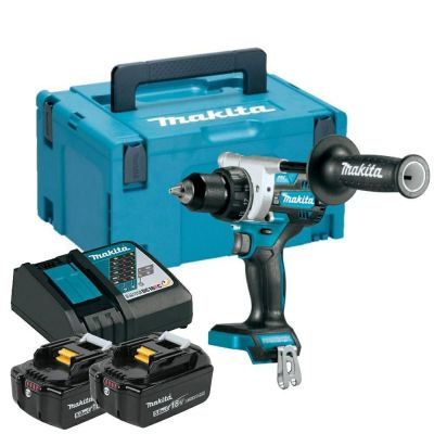 4. Wiertło Makita DDF486RTJ 2100 RPM 2,6 kg Czarny, Niebieski