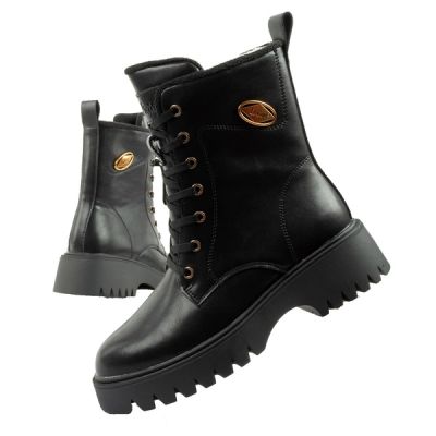 Lee Cooper buty botki trapery damskie sztyblety skórzane ocieplane