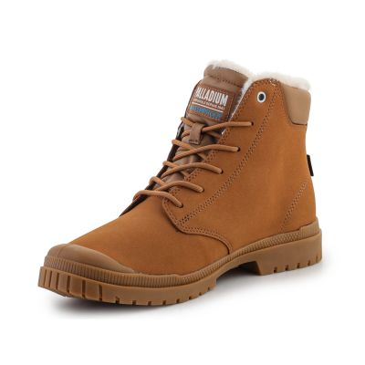 4. Buty Palladium sp20 Cuff Leather Waterproof WL M 79067-257-M Mahogany