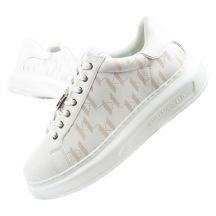Karl Lagerfeld Kapri buty męskie sneakersy skóra naturalna białe