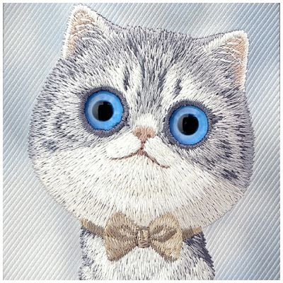 8. Etui Nimmy Big Eyed Pet 2.0 Cat do iPhone 17 - szare