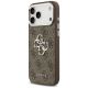 2. Etui Guess 4G Big 4G Classic Logo na iPhone 17 Pro Max brązowy - srebrne