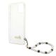 7. Etui Guess White Pearl na iPhone 12 Pro Max - przezroczyste