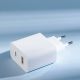 5. Ładowarka sieciowa Xiaomi Travel Charger Combo BHR4996GL USB-A / USB-C 33W PD - biała