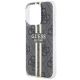 6. Etui Guess IML 4G Gold Stripe na iPhone 15 Pro - czarne