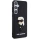 4. Etui Karl Lagerfeld 3D Rubber Ikonik na Samsung Galaxy S24+ - czarne