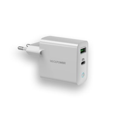 3. Powerbank RealPower PB-20000PD Litowo-jonowy (Li-Ion) 20000 mAh Aluminium
