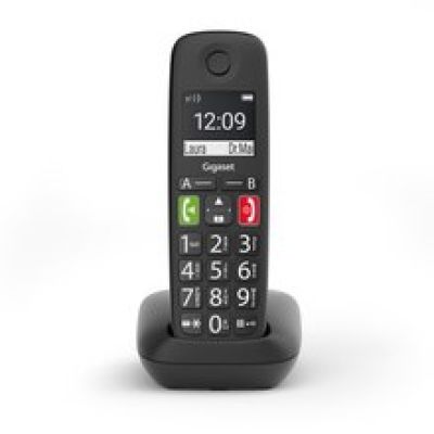 Telefon bezprzewodowy analogowy Gigaset E290 DECT/GAP czarny