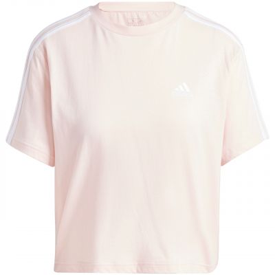 2. Koszulka adidas Essentials 3-Stripes Single Jersey Crop Top W IY4227