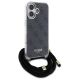 3. Etui Guess Crossbody Cord 4G Print na iPhone 16 - czarne