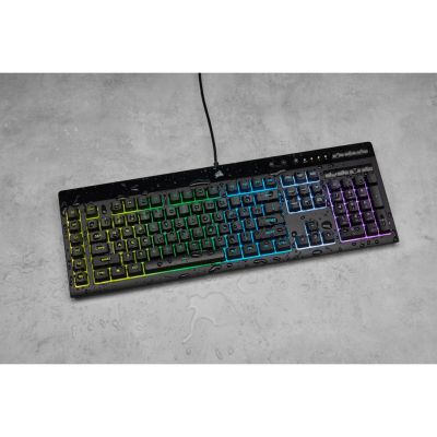 11. Corsair K55 RGB PRO klawiatura Gaming USB QWERTZ Niemiecki Czarny