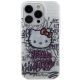 3. Etui Hello Kitty IML Kitty On Bricks Graffiti na iPhone 13 Pro Max - białe