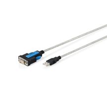 Digitus DA-70170 kabel równoległy Przezroczysty 1,8 m USB Typu-A RS-232