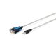 Digitus DA-70170 kabel równoległy Przezroczysty 1,8 m USB Typu-A RS-232