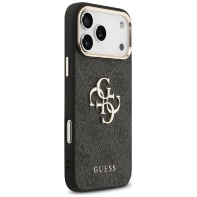 4. Etui Guess 4G Big 4G Classic Logo na iPhone 17 Pro Max - czarno-złoty