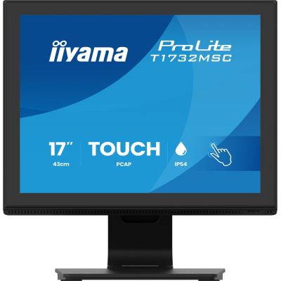 2. iiyama ProLite T1732MSC-B2S monitor komputerowy 43,2 cm (17") 1280 x 1024 px SXGA LED Ekran dotykowy Czarny