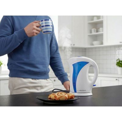 14. Czajnik elektryczny Esperanza Iguazu EKK018B (2200W 1.8l; kolor niebieski)
