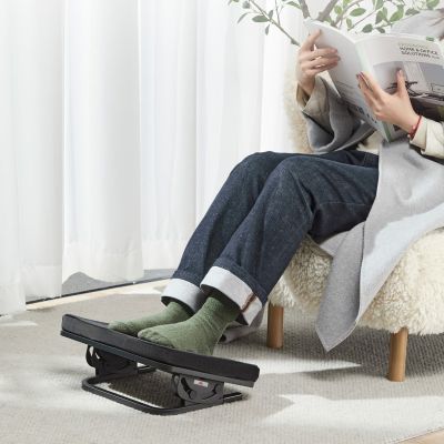 24. MACLEAN PODNÓŻEK ERGONOMICZNY PŁYNNIE REGULOWANY KĄT NACHYLENIA Z PODUSZKĄ MC-460
