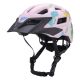 Kask rowerowy dziecięcy MTB Wozinsky z odpinanym daszkiem 52-56 cm - różowy