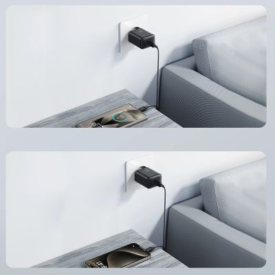 10. Ładowarka Joyroom JR-TCF23 sieciowa USB-C 25W SFC / PPS / PD - czarna
