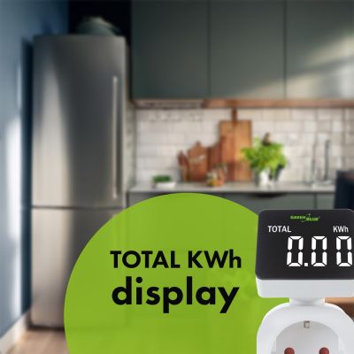 7. GREENBLUE MIERNIK ENERGII, WATOMIERZ,16A, MAX. 3680W, PODTRZ.PAMIĘCI GB620 E
