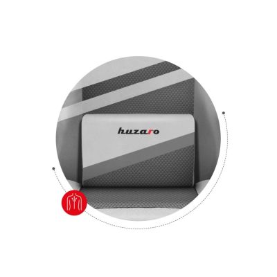14. Fotel gamingowy Huzaro Force 4.4 Grey Mesh