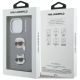 8. Etui Karl Lagerfeld FW Grained Karl & Choupette Heads Pins na iPhone 16 Pro Max - szare