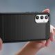 5. Carbon Case etui do Realme 10 Pro elastyczny silikonowy karbonowy pokrowiec czarne