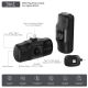 16. Mini powerbank Wozinsky WF16-YCS 5000mAh 15W USB-C z wbudowanym kablem USB-C i ładowarką do Apple Watch - czarny