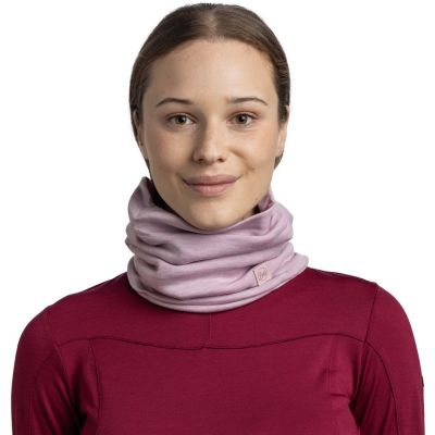 2. Bandana BUFF MERINO HEAVYWEIGHT NECK WARMER SOLID LILAC SAND