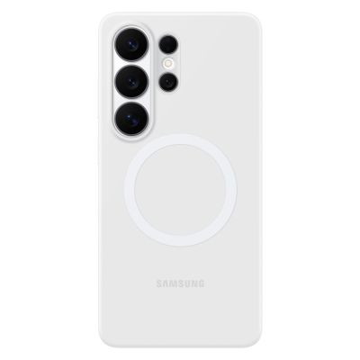 2. Etui Samsung Silicone Magnet Case na Samsung Galaxy S26 Ultra kompatybilne z MagSafe - białe