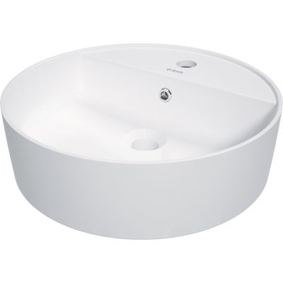 Umywalka ceramiczna nablatowa z miejscem na baterię