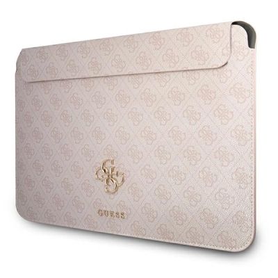 2. Pokrowiec na laptopa Guess 4G Big Logo Sleeve - różowy