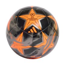Piłka nożna adidas UCL Club 26/27 League Stage czarno-srebrno-pomarańczowa KE9762