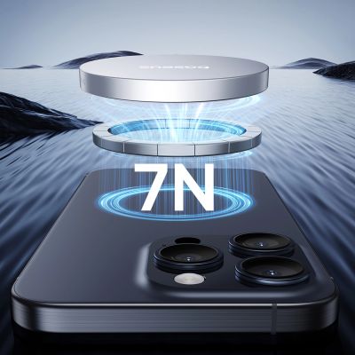 7. Ładowarka bezprzewodowa Baseus Simple Mini4 Air Qi2 15 W magnetyczna - srebrna