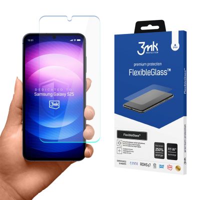 4. Szkło hybrydowe 3mk FlexibleGlass na Samsung Galaxy S25