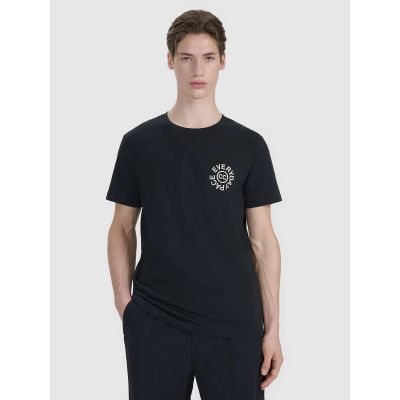 T-shirt regular z nadrukiem męski  4F 4FWSS25TTSHM1980-20S