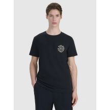 T-shirt regular z nadrukiem męski  4F 4FWSS25TTSHM1980-20S