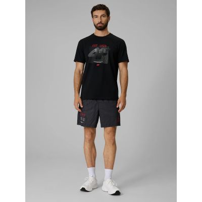 6. T-shirt regular z nadrukiem męski 4F 4FRSS26TTSHM4039-20S