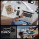 10. Etui Spigen Ultra Hybrid Mag z MagSafe na iPhone 15 Pro - szare