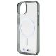 6. Etui BMW Silver Ring MagSafe na iPhone 14 Plus - przezroczyste