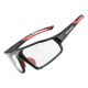 7. Okulary rowerowe Rockbros SP216BK fotochromowe UV400 - czarno-czerwone