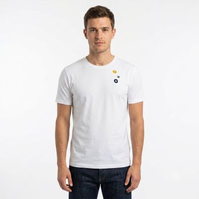 3. Koszulka Wood Wood Ace Patches T-shirt White - 10235704-2222-White