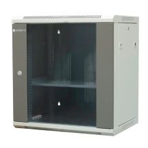 EmiterNet Szafa wiszaca niedzielona 19" 12U, drzwi blacha/szkło, 600×450×635mm szer./gł./wys.